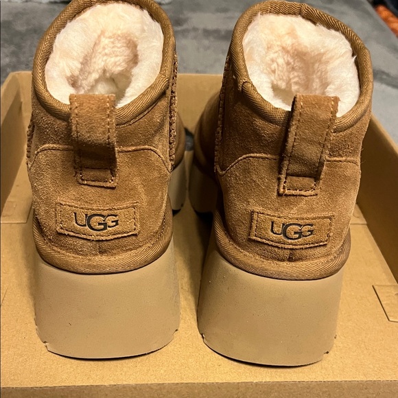 UGG Tan Suede Platform Shoes - Picture 7 of 7
